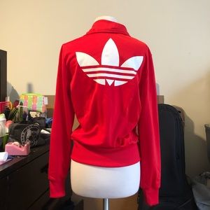 Adidas Original Red Track Jacket